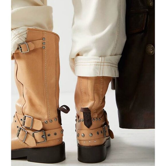 SOLD // Free People Janey Engineer Boots NIB - Picture 3 of 8